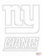 Giants Coloring Logo York Pages Football Printable Sport Ny Nfl Super Color Yankees Drawing Supercoloring Print Sheets Kids Related Coloringhome sketch template