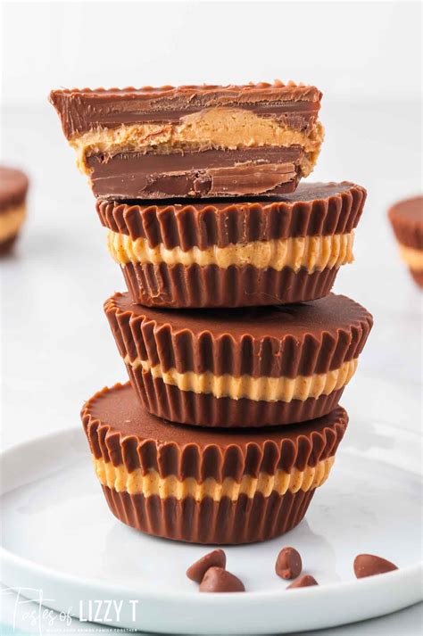 homemade peanut butter cups recipe tastes  lizzy
