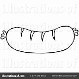 Sausage Clipart Sausages Template Illustration Pages Salami Toon Hit Royalty Coloring Sheet Clipartmag Rf sketch template
