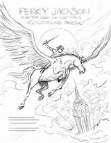 Percy Jackson Book Sketch Colouring Behance Paintingvalley sketch template