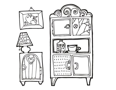 living room furniture coloring page coloringcrewcom