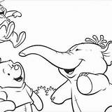 Winnie Pooh Roo Lumpy Saves sketch template