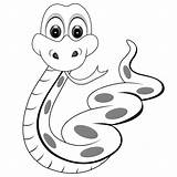 Snake Coloring Pages Snakes Clipart Printable Kids Cartoon Google Clip Cute Colouring Ular Gambar Search Print Cliparts Simple Corn Mewarnai sketch template