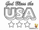 Coloring Pages Usa God Symbols States United America Sheets Clipart Template Flag Kids July Map 4th Popular Printable Adult Library sketch template