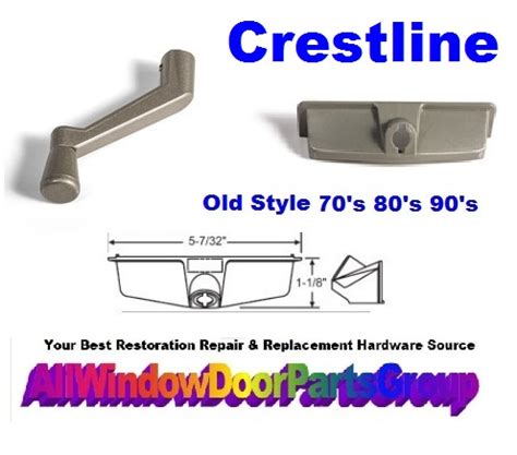 crestline casement window operator cover  handle biltbest window parts