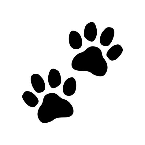 dog paw print clip art images paw dog print clipart library gif