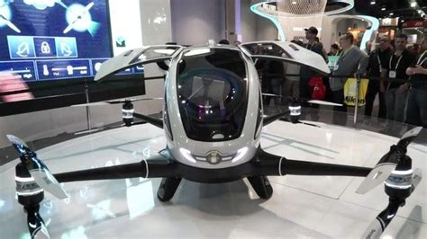 ces  pilotless drone  transport humans  display bbc news