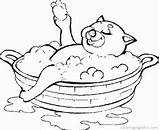 Coloring Pages Bulk Piggy Soap Bath Playing While Take Color sketch template