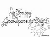 Grandparents Grandparent sketch template