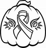 Cancer Breast Coloring Pages Awareness Ribbon Pumpkin Color Printable Print Getcolorings Comments sketch template