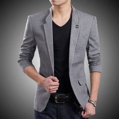 blazer new style custom one button suit jacket korean style high