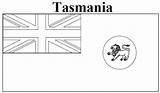 Tasmania Coloring 32kb 373px sketch template