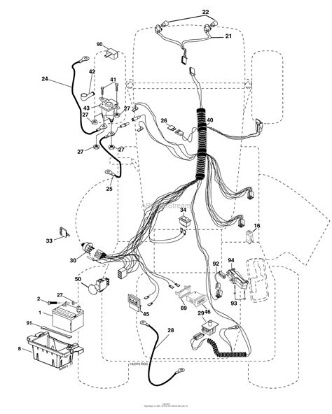 husqvarna yth     parts diagram  electrical