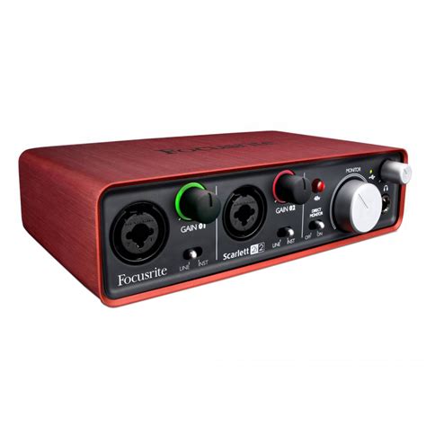 focusrite scarlett  usb audio interface  gearmusic