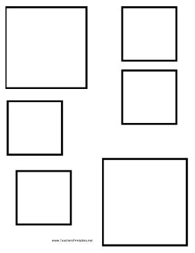 images  square shape template printable square coloring