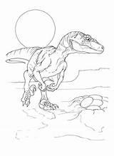 Velociraptor Malvorlagen sketch template