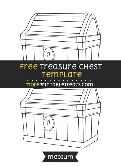 treasure chest template medium