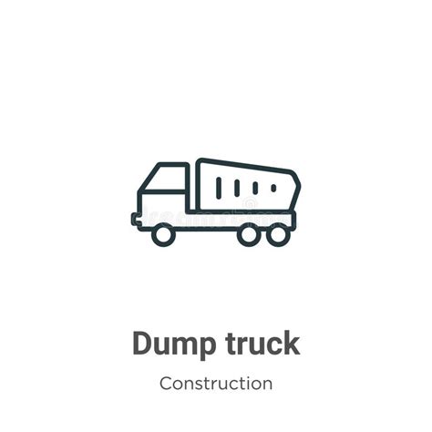 simple dump truck stock vector illustration  truck