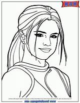 Selena Gomez Coloring Pages Outline Drawing Color Lovato Demi Drawings Easy Choose Board Getdrawings Getcolorings Print sketch template