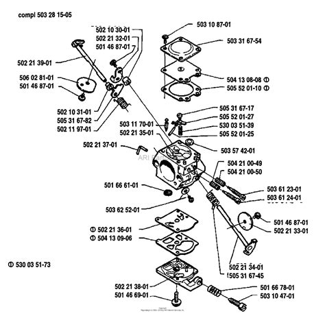 husqvarna     parts diagram  carburetor parts