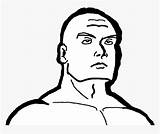 Bald Man Transparent Line Kindpng sketch template