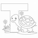Animal Alphabet Coloring Pages Animals Getcolorings Color sketch template