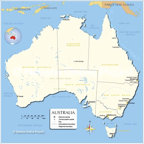 administrative map  australia px nations  project