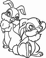 Thumper Thumpers Sisters sketch template