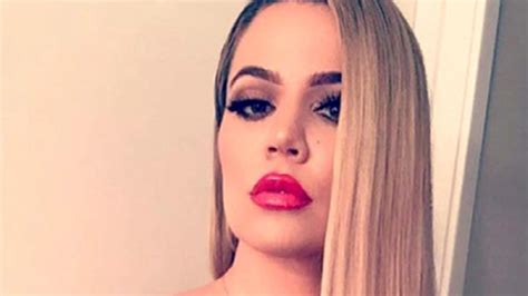 Khloe Kardashian Rocks Red Lips And See Through Lingerie In Racy New