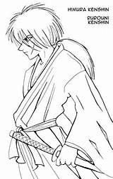 Kenshin Rurouni Coloring Pages Search Again Bar Case Looking Don Print Use Find sketch template