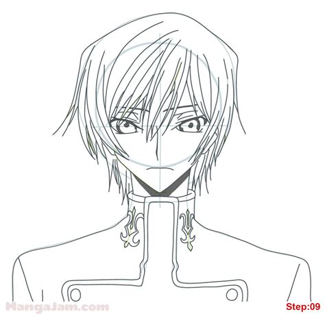 How To Draw Lelouch From Code Geass