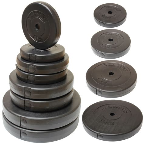 vinyl weight platesdiscs  hole home gym traininglifting dumbbell