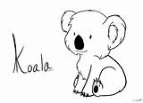 Koala Drawing Bear Line Outline Tattoo Cute Koalas Simple Illustration Deviantart Dessin Baby Bears Sketch Paintingvalley Imprimer Kola Getdrawings Drawings sketch template