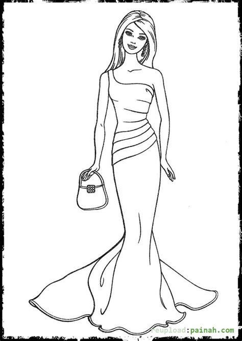 barbie shopping coloring pages barbie coloring pages barbie drawing