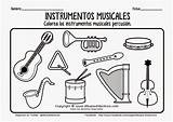 Instrumentos Musicales Colorear Percusion Fichas Lamina Preescolar Cuerda Sgaguilarmjargueso Clase Trabajamos Conocemos Moldes sketch template