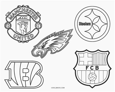football logo coloring pages