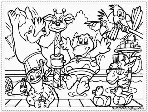 put    zoo coloring page coloring home