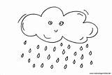 Ausmalbild Regenwolke Ausdrucken Wetter Malvorlage Datei sketch template