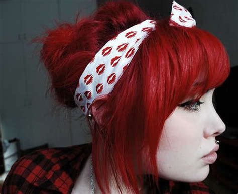 Bandana Cute Girl Red Hair Image 460266 On