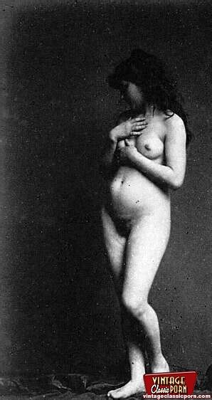 pinkfineart classic 30s standing nude from vintage classic porn