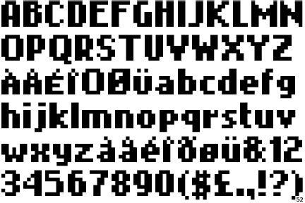 computer font