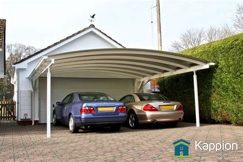 double carport canopy installed  salisbury kappion carports canopies