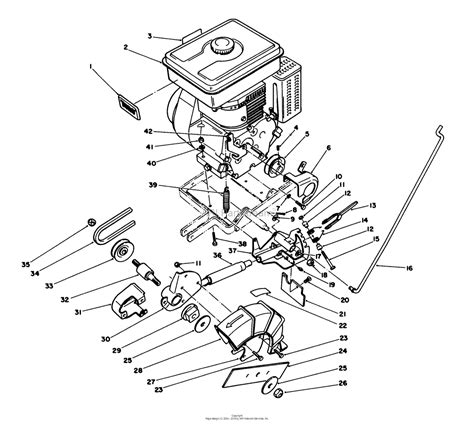 toro professional   hp edger  sn   parts diagram  engine