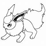 Flareon Drawing Coloring Pokemon Pages Lineart Drawings Sketch Template Paintingvalley sketch template
