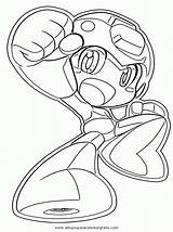 Coloring Megaman Pages Mega Man Comments Library Coloringhome sketch template