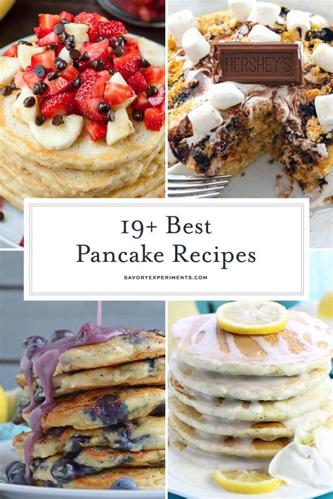 the best pancake recipes for a weekend brunch savory and sweet