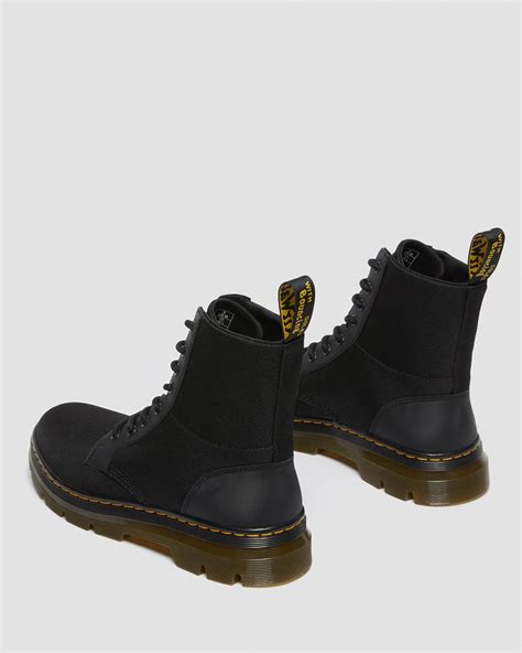 dr martens combs poly casual combat boots black  eye unisex kids   sale  discount