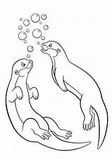 Otter Otters Wydra Kolorowanki Bestcoloringpagesforkids Dla Dory Sheets sketch template