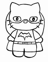 Batgirl Hellokitty Batwoman Kolorowanki Jako Tudodesenhos Azcoloring sketch template