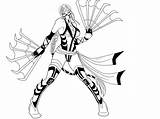 Kitana Kombat Mortal sketch template